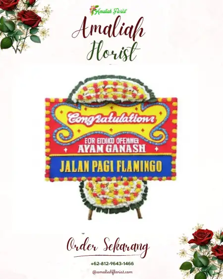 Sewa Papan Bunga Bumi Mulya